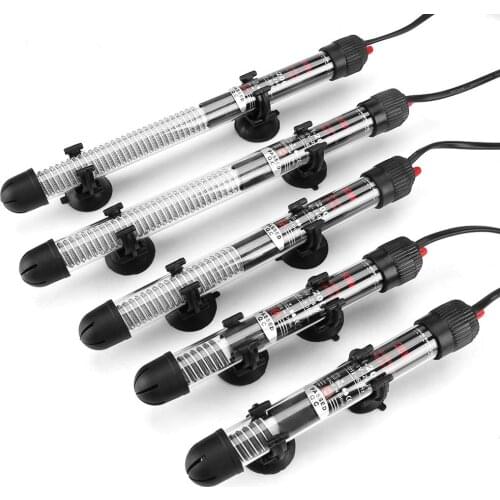 Aquarium Submersible Fish Tank Automatic Water Heater EU Plug Constant Temperature Heating Rod 25W/50W/100W /200W/300W 220V