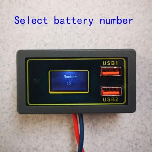 Digital Display Voltmeter Battery Voltage Meter Tester Dual USB for DC12V Car