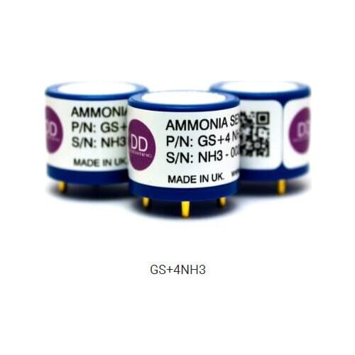 GS+4NH3 A range of non-biased 20mm diameter NH3 sensors viable in 3 gas detection range