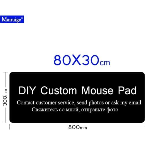DIY Custom Mouse Pad 800x300mm Computer Character Mouse Pads Anime Large Mousepad Game Big Gamer XXL Overwatch Miku Jinx Dragon