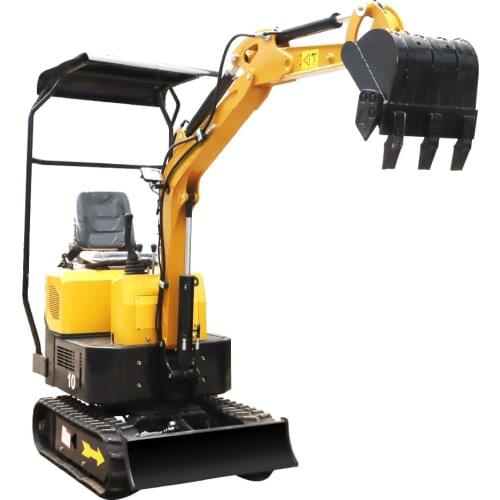 China Mini Micro Digger 1 Ton Diesel Cylinder Crawler Excavator Mini Digger