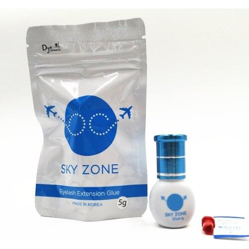 New SKY ZONE Glue for Eyelash Extension Glue 5pcs Last Over 6 Weeks Fast Drying Professional Eyelash Glue from Korea