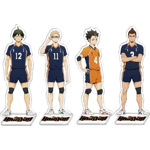 Anime Haikyuu Acrylic Stand Figure Haikyuu Hinata Shyouyou Kageyama Tobio Desktop Standing Plate Toy Gifts