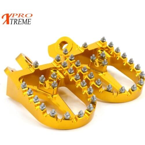 Motorcycle CNC Foot Pegs Rests Pedal Footpegs Footrests For Suzuki RMZ250 RMZ 250 2010-2018 RMZ450 RMZ 450 2008 2009 2010-2018