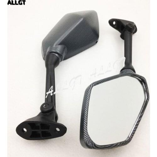 New Replacement Mirror For 2009 2010 2011 2012 kawasaki ZX-R/ZX636 Carbon fiber 09-12
