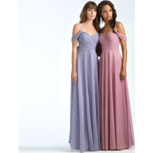 Bridesmaid-Dresses A-line Ever Honor Wedding Sweetheart Neckline Spaghetti Straps Floor-Length Plus Size Vestido-De-Fiesta