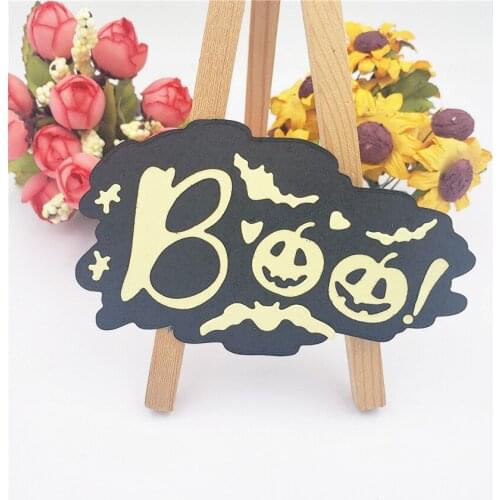 Cutting dies BOO metal crafts paper die-cutting /DIY embossing Easter and New Year Scrapbooking