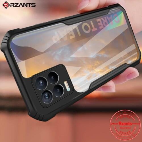 Rzants For OPPO Realme 8 Realme 8 Pro 4G 5G Phone Case Hard [Beetle] Hybrid Shockproof Slim Crystal Clear Cover Double Casing
