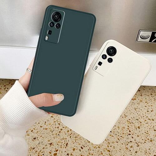 Fully camera phone case For VIVO X60 Pro X50 case Soft silicone cover For IQOO 7 IQOO NEO 5 VIVO S9 S7 Fundas