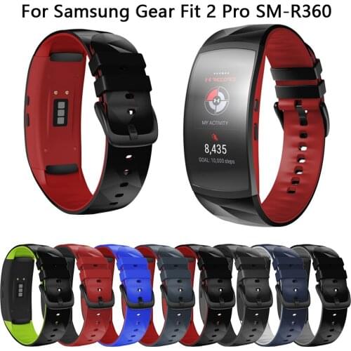 Sport Silicone Watch Band For Samsung Gear Fit 2 Pro Replacement Smart Wrist Strap For Gear Fit2 SM-R360 Bracelet Wristband