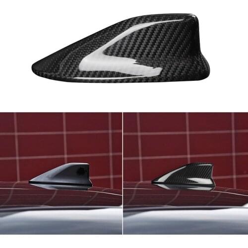 Carbon Fiber Shark Fin Antenna Cover Trim Decorative Sticker for Toyota 86 Subaru BRZ 2014-2019 Car Accessories