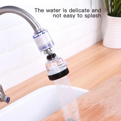 Universal 360° Rotation Double Layer Filtration Third Gear Supercharging Water Tap Shower Bubbler Water Filter Water Purifier