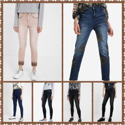 Spanish Style Embroidered skinny jeans