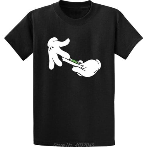 Funny Mikey Hands Rolling Blunt Joint Pot Weed 420 Mens Unisex T Shirt Cool Casual pride tshirt men Unisex New Fashion fash