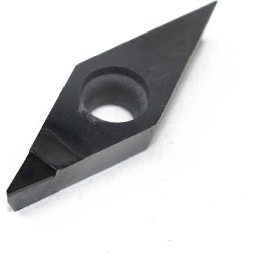 1PCS VBGT160402 PCD carbide insert CNC lathe tool no coating External Turning Tool