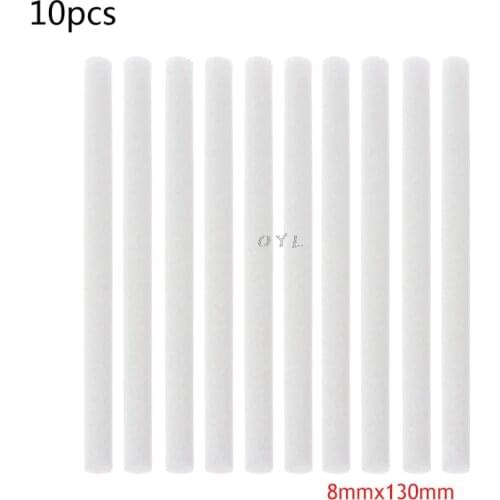 10Pcs Humidifiers Filters Cotton Swab Replacement for USB Humidifier Accessories Aroma Diffuser Cotton Sticks 8mmx130mm