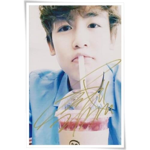 2PM Nichkhun autographed signed photo 6 inches new collection freeshipping 11.2016 10