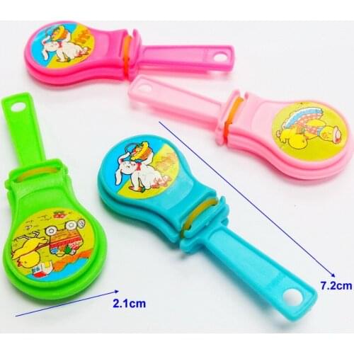 36 pcs E791 G4/2 7cm Mini Sound Clappers chick chicken hen Goody Bags party Favor toys Pinata Carnivals Clicker Sound Maker