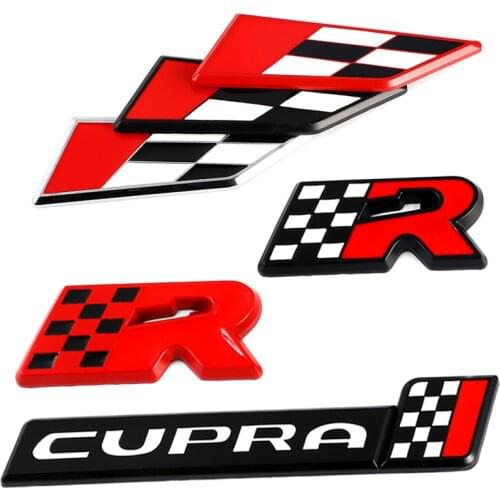 Car Sticker Grill Badge Emblem for Seat Alhambra Altea Arona Arosa Ateca Cordoba R Cupra Exeo biza Leon Mii Tarraco Toledo Fiat