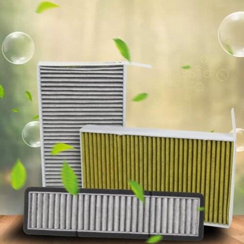 Air Conditioning Filter Element Activated Carbon Filter Element Compatible for Tesla Model 3 2017 2018 2019