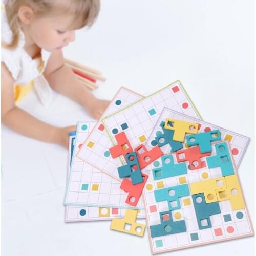Tangram Jigsaw Board Puzzle Kids Early Developmental Toy Gifts for Kids