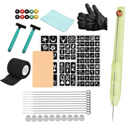 Tattoo DIY Tools Hand Poke Pen Handmade Tattoo Needles Tattoo Accessories