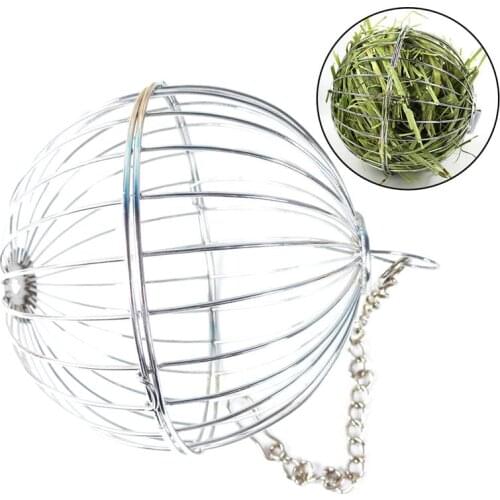 Dorakitten 1pc Grass Ball Pet Feeder Multipurpose Pet Hay Ball Feed Dispenser Food Manger Hanging Treat Toy Pet Feeding Supplies