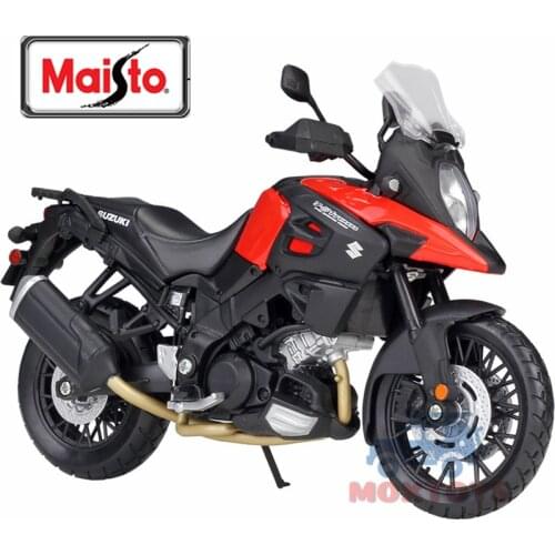 Maisto 1:12 Suzuki V-Strom Red Diecast Motorcycle
