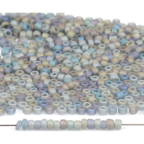 Round Glass Seedbeads Czech Spacers Beads For Diy Glass Seed Bead Work Jewelry Making Bracelet Necklace Garment Accessories