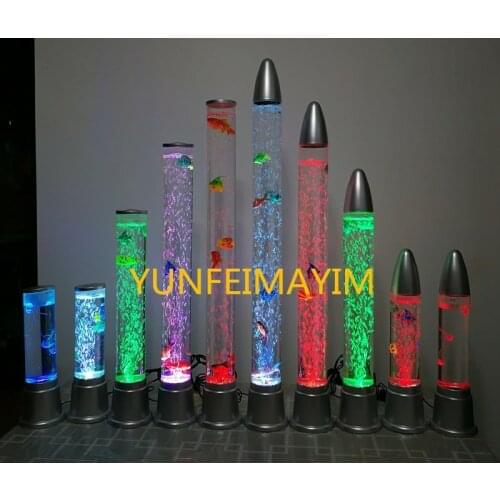 Jellyfish lamp Water column light Feng Shui column Colorful automatic color change