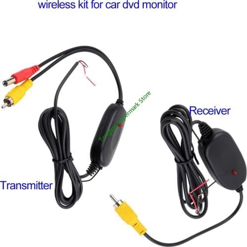 Easy Installation Car Rear View Camera Wifi Wireless Wiring Kit 2.4GHz DC 12V Vehicle Cameras Wireless Transmitter/Receiver