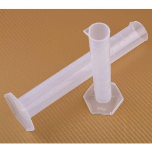 LETAOSK New Plastic Measuring Cylinder Trial Liquid Tube Laboratory Test Graduated Jar Graduation Lab Tool Accessories