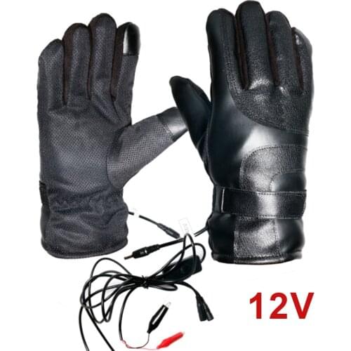 Motorcycle Heated Gloves USB Rechargeable Electric Heated Gloves Winter Warm Waterproof Gloves For Motorbike Racing Riding