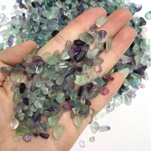 Natural Fluorite gravel Crystal mineral purify degaussing Fish tank Ornamental Specimen collection geological teaching
