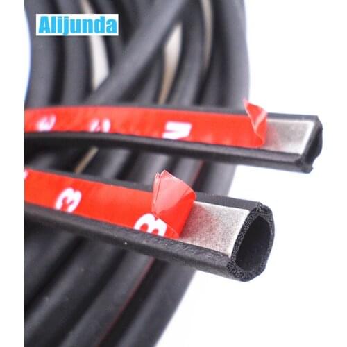 4-meter car door seal car D-type noise seal for Kia Rio K2 K3 K5 K4 Hyundai ix35 iX45 iX25 i20 i30 Chevrolet Cruze TRAX