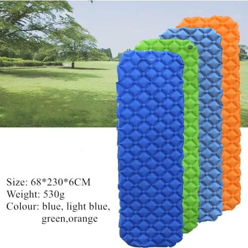 Ultralight Inflatable Air Mattress Bed CAMPING Picnic RELAX AIRBED MATTRESS Sleeping Pad Tent Moistureproof Pad Waterproof