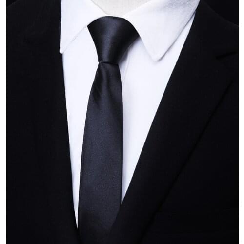 Slim ties for men Gravata 5cm Party Fashion Skinny Neck Tie Cravat Gift Polyester 40 colors Red White Black Blue