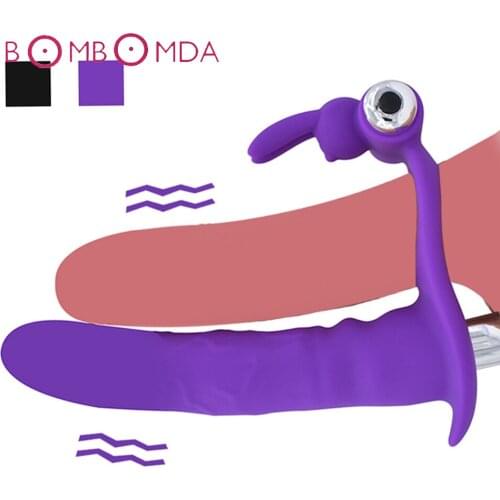 Vibrator Intimate Adult Sex Toys for Couples Anal Vibrator Double Penetration Strapon Dildo Vibrator Anal Beads Butt Plug G Spot