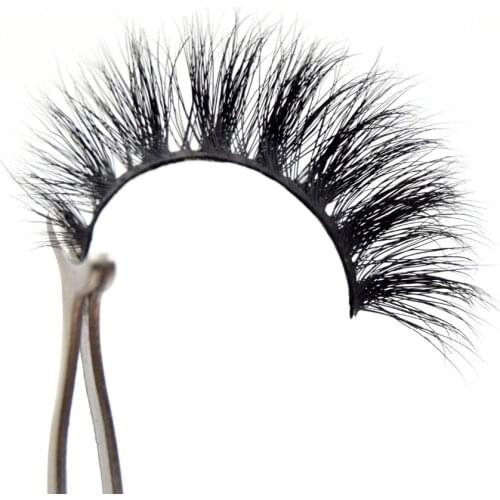 Visofree Mink Lashes Thick Criss-crossed Rounded False Eyelashes Hand Made 3D Mink Eyelashes Cruelty-free Lashes maquiagem 06E