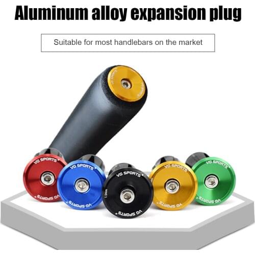 1 Pair Bike Grip Handle Bar End Cap Aluminium Alloy MTB Handlebar Grips Plugs Caps for Bicycle Handlebar Accessories