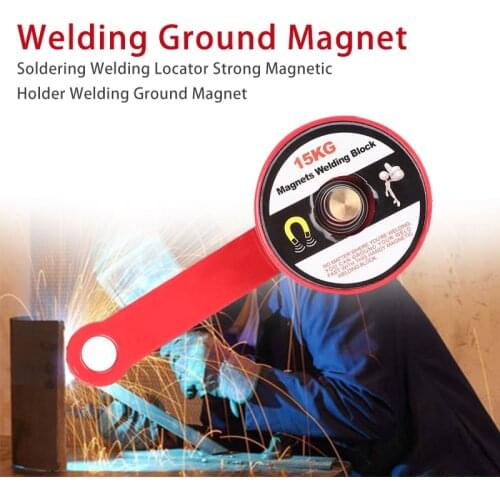 2/5inch Magnetic Welding Holder Locator Fixed Magnet Grounder Electrode Tool