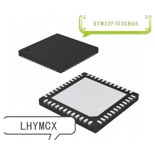 5PCS STM32F103CBU6 STM32F103CB 32F103CB QFN48