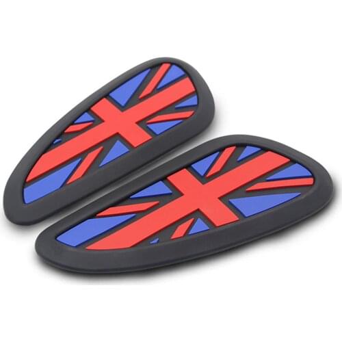 2pcs Gas Fuel Tank Pad Motorcycle Fuel Tank Decorative Decal Fuel Knee Grip Protective Sticker Fuel Tank Rubber Protector