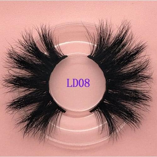 Makeup 3D Mink Lashes Beauty False Eyelashes 25mm Mink Lashes Dramatic Long Eyelash Extension Handmade Reusable Cruelty Free