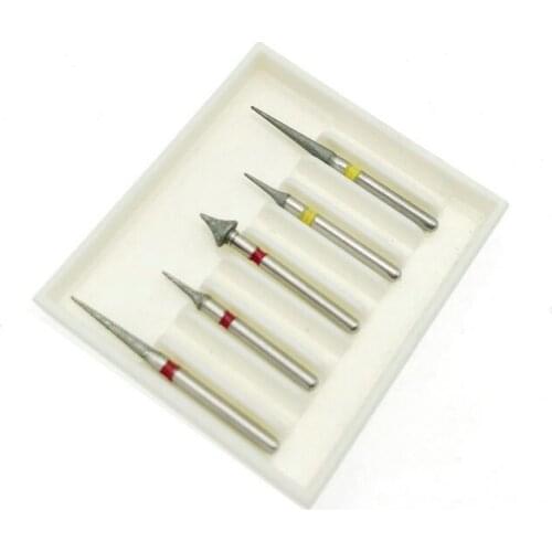 5 / 25pcs Dental High Speed Diamond Burs Orthodontic Interproximal Enamel Set Dentist Tools Dental Lab Matreial