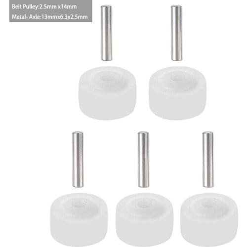 5PCS Cartridge Radio Roller Metal Axle Pack Tape Recorder Pressure Cassette Belt U1JA