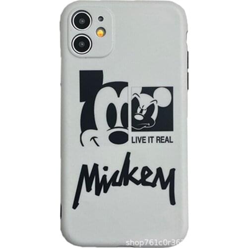 2021 Disney Mickey Mouse Case for iPhone 6/6s/7/8 X XS 11pro max Kawaii Phone Case 360 Full Cover zz0528