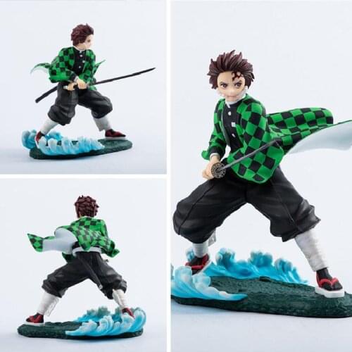 Devils Blade Anime Figure Kamado Tanjirou Demon Slayer Kimetsu No Yaiba Manga Statue PVC Action Figure Collection Model Toys