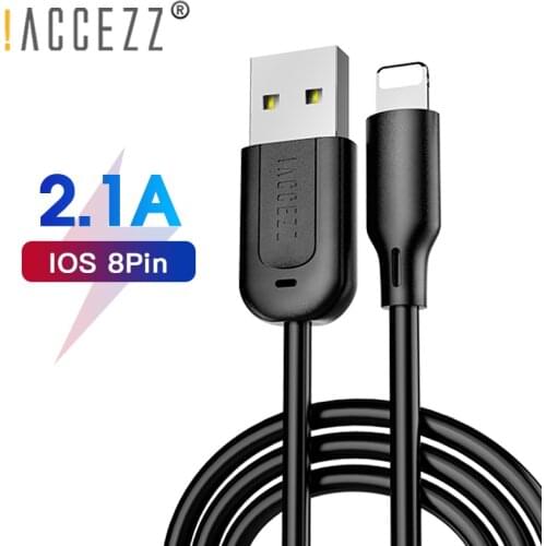 !ACCEZZ TPE USB Cable For iPhone X XS MAX XR 8 7 6 6S 5 5S Plus Lighting Charging Data Cable For Apple ipad Mini Charge Cord 3M