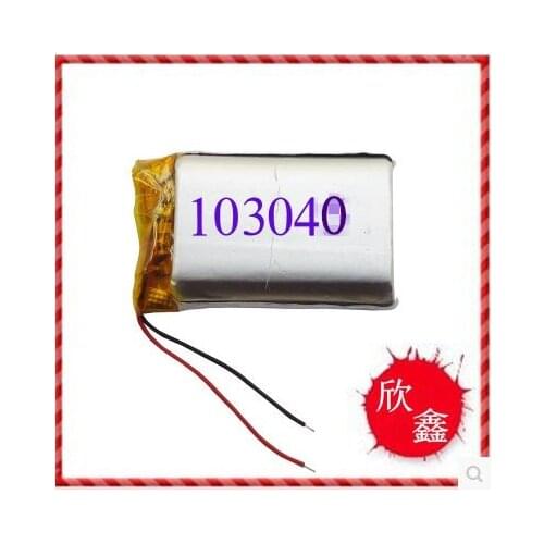 3.7V lithium polymer battery 103040 1300mAh new core MP3 MP4 navigation toy Rechargeable Li-ion Cell